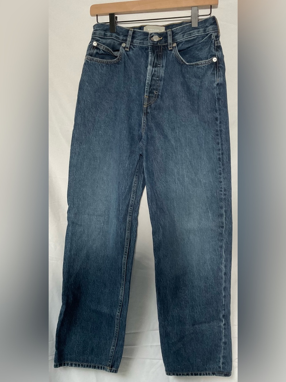 Everlane The 90’s Way-High straight Jeans Sz 27 Long